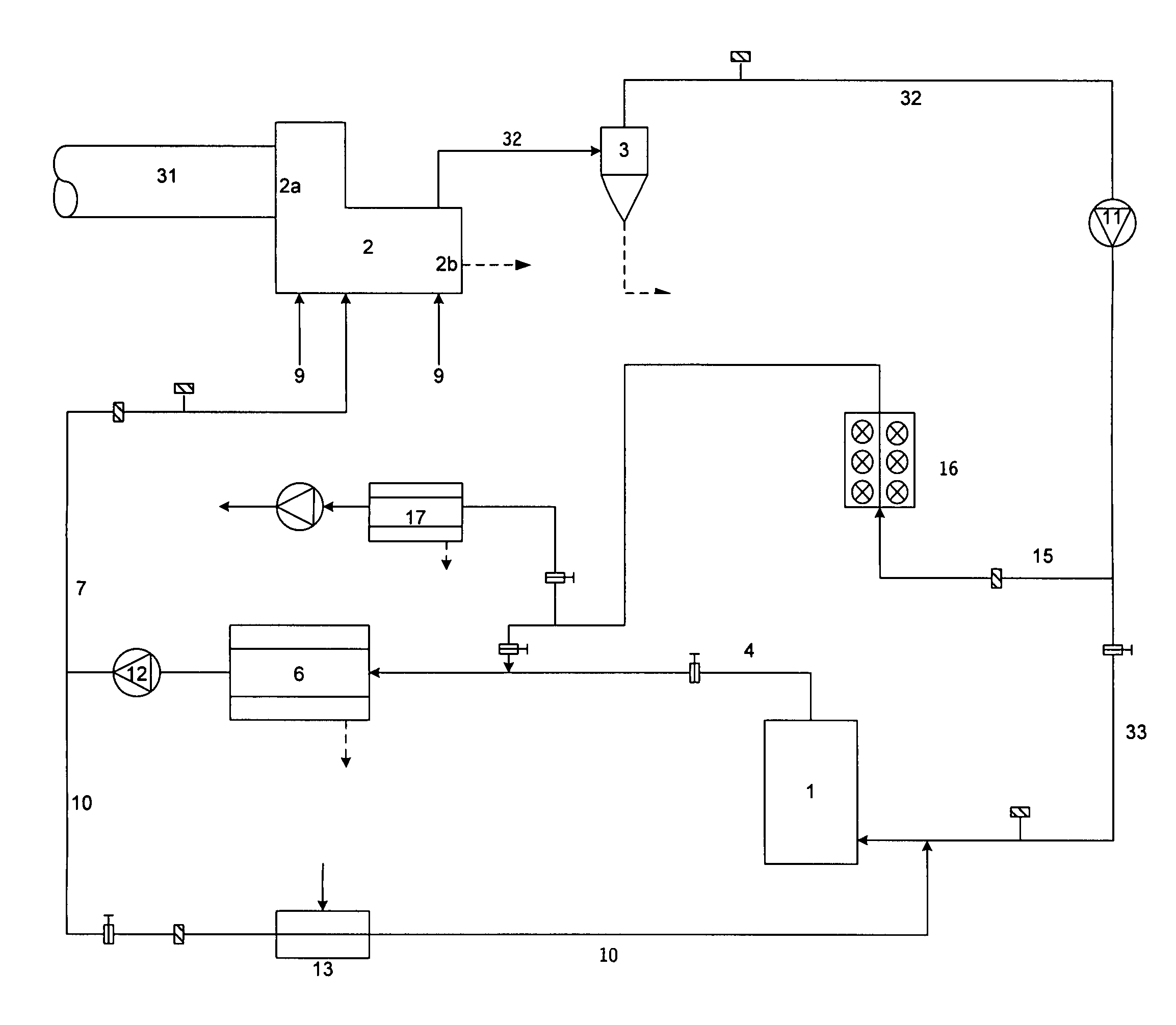 Apparatus and method for reducing emissions resulting from raw meal grinding