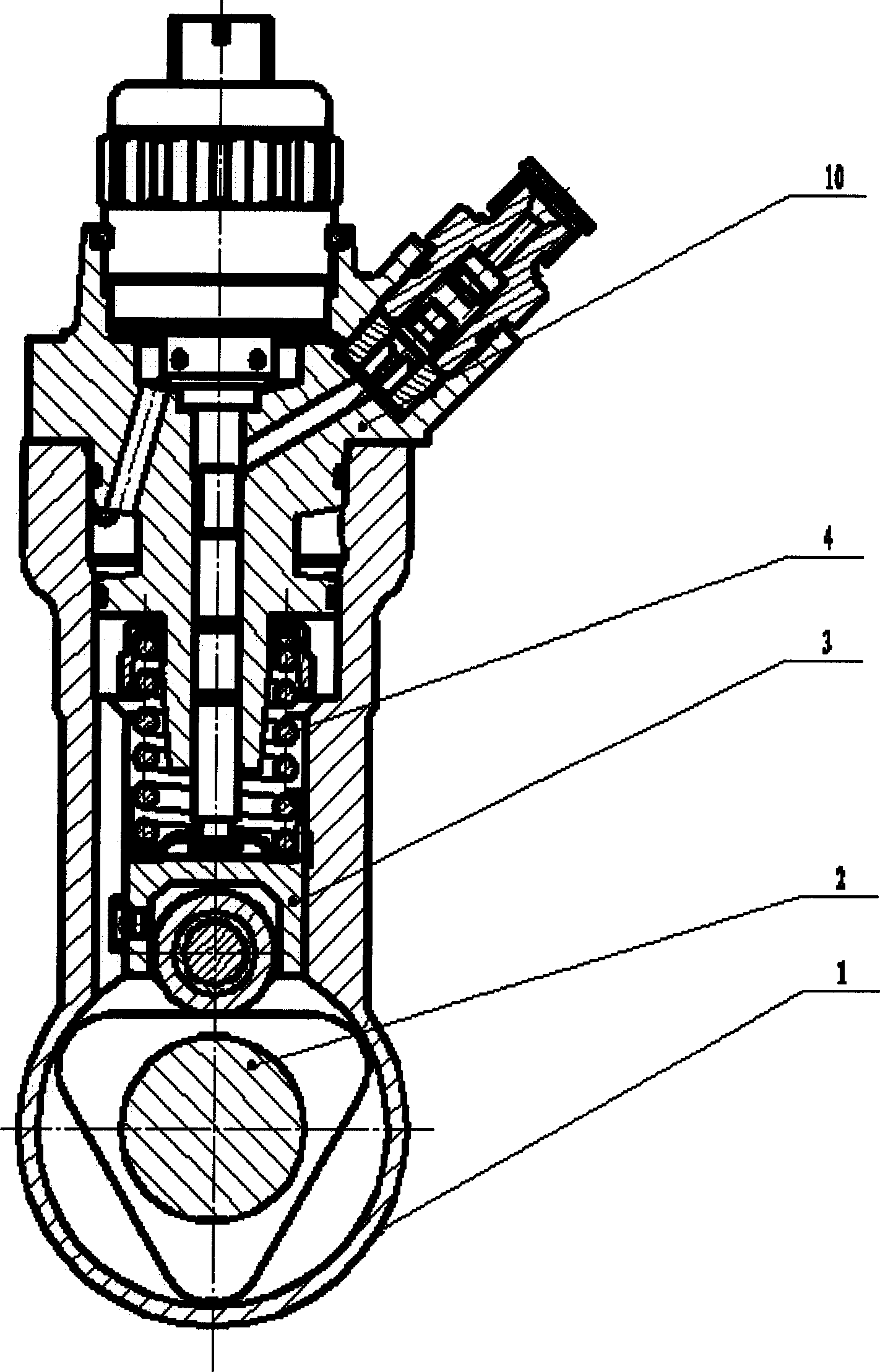 Common-rail fuel injection system fuel supply pump