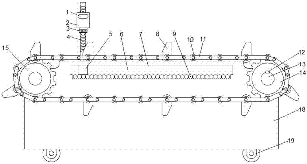 Printed matter counting device