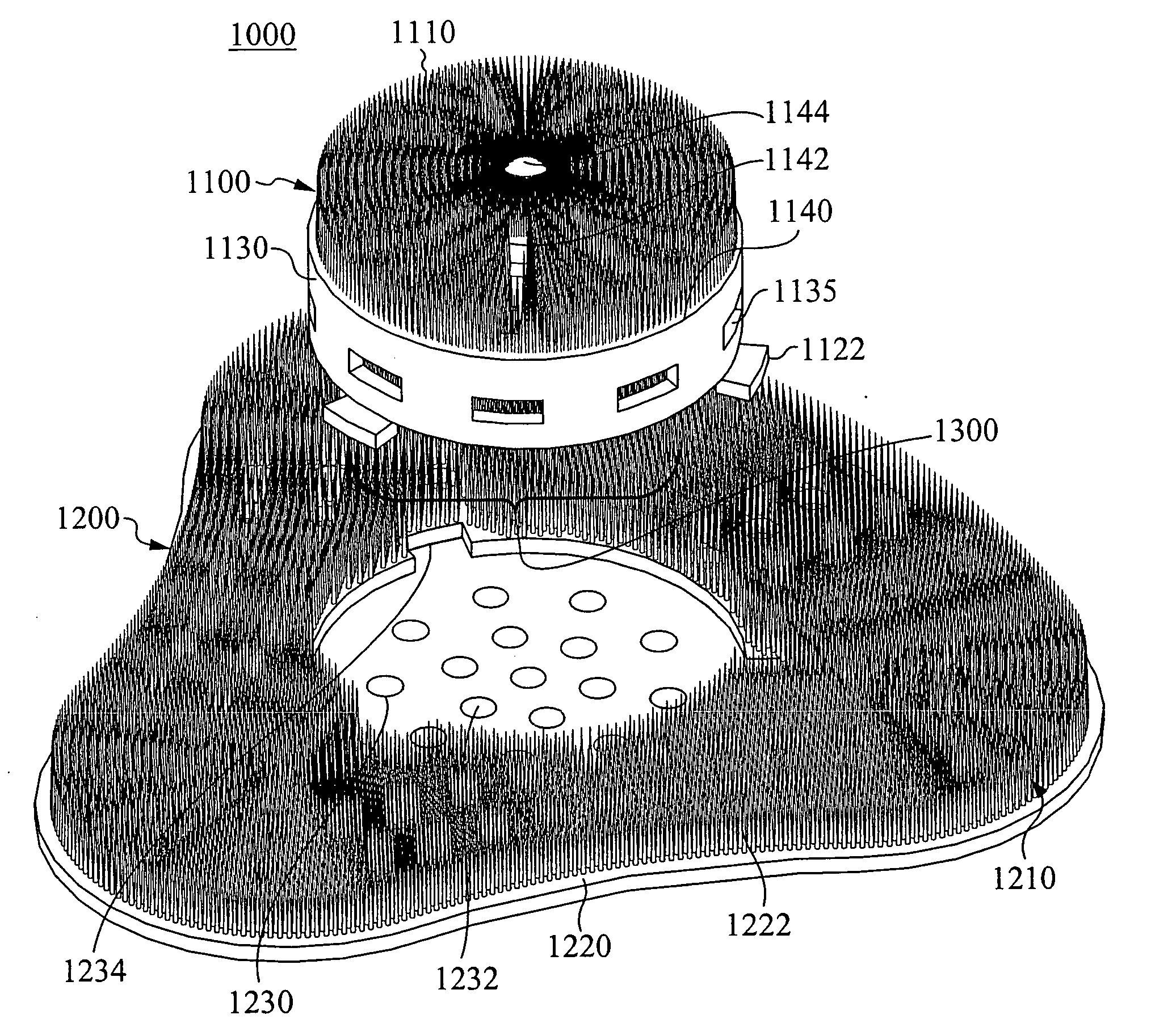 Urinal splash guard employing flexible bristles