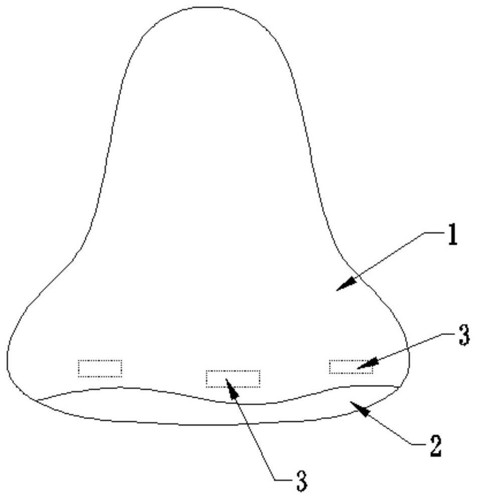 Nasal splint wearing device