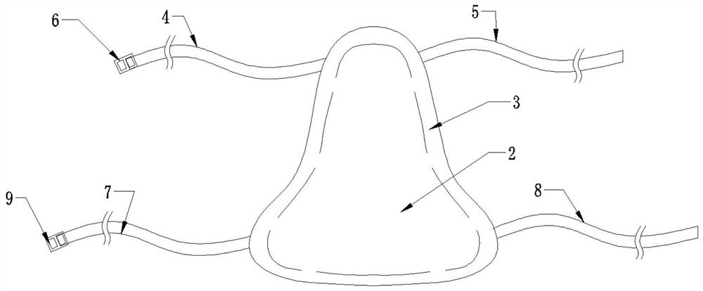 Nasal splint wearing device