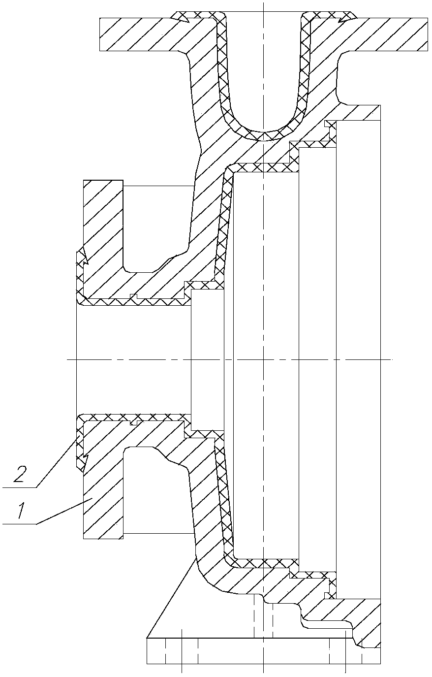 PTFE-lined chemical pump