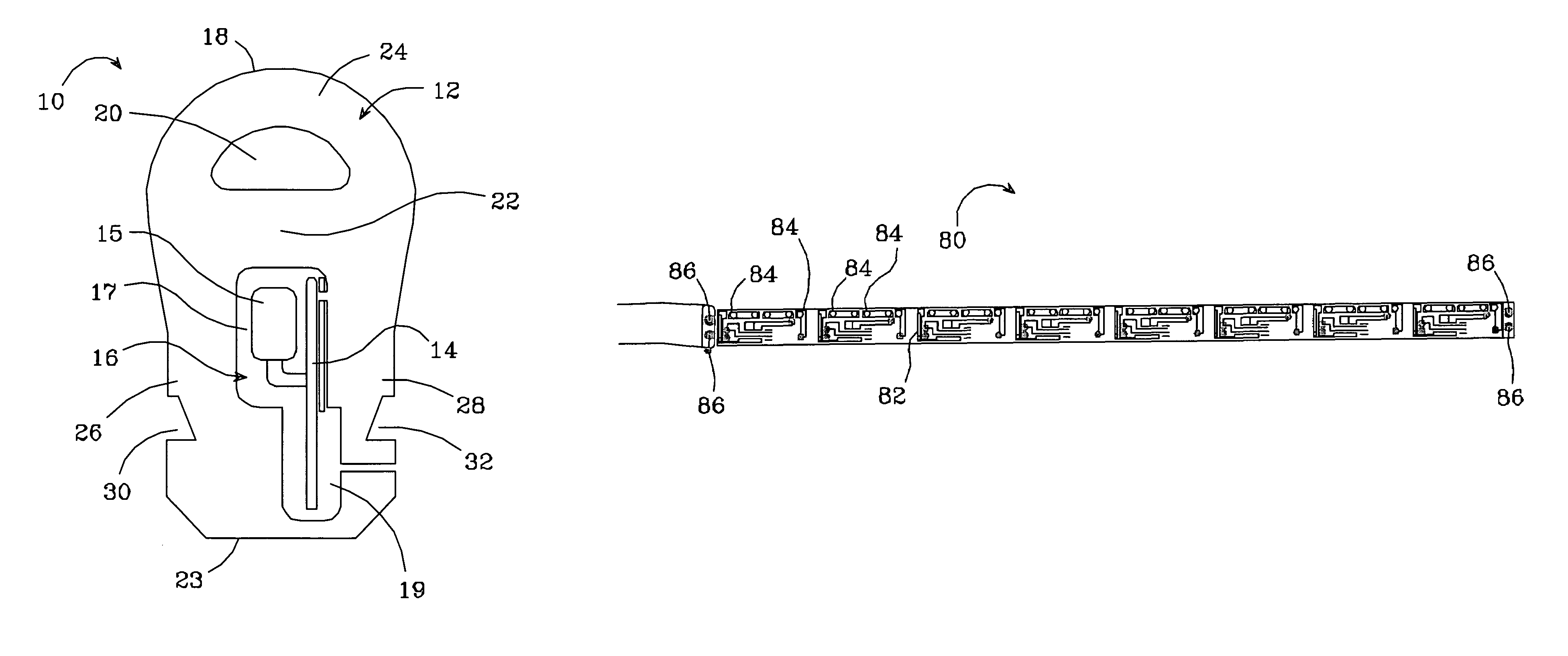 Flexible perimeter lighting apparatus