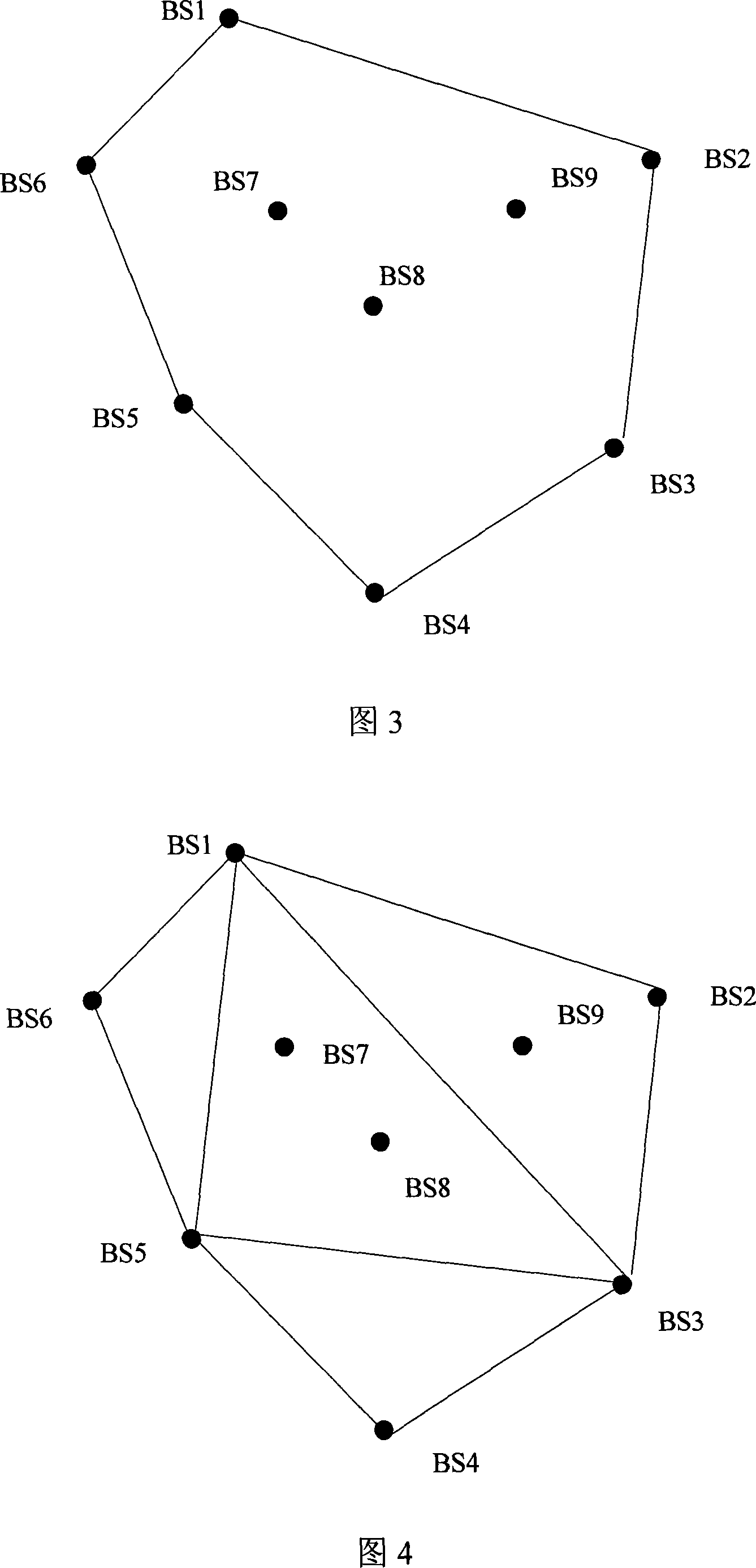 Adjacent cell planning method for mobile honeycomb network