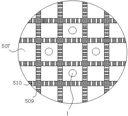 Sand-blasting low-temperature grinding device for processing of car brake pad