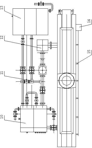 Continuous frying device of potato flake/chip