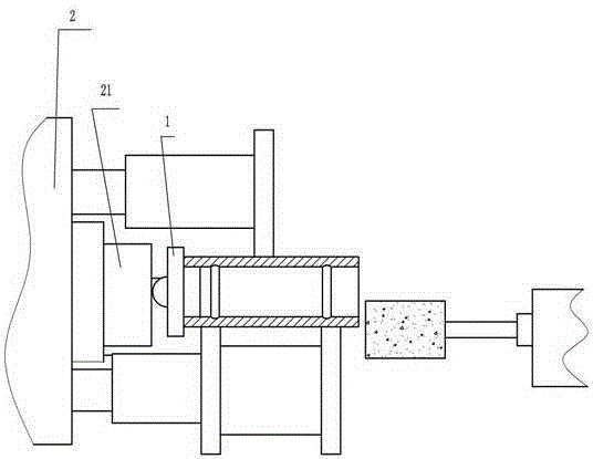 Method for machining end faces of connecting shaft bearing outer ring