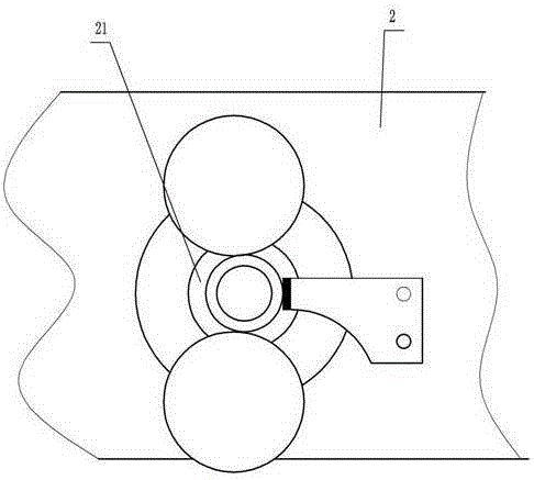 Method for machining end faces of connecting shaft bearing outer ring