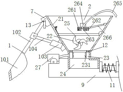 Portable rapid polycyclic aromatic hydrocarbon detection device for soil remediation