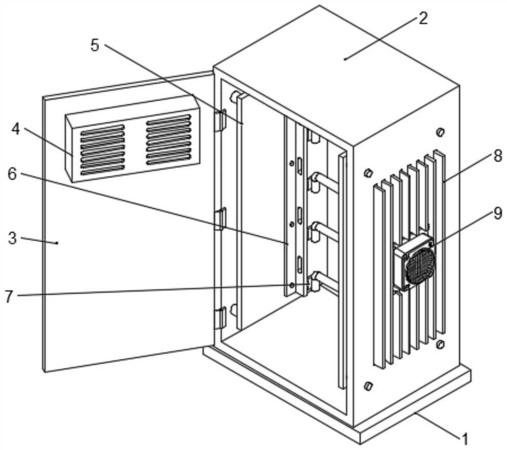 Remote monitoring intelligent power distribution cabinet and operation method thereof