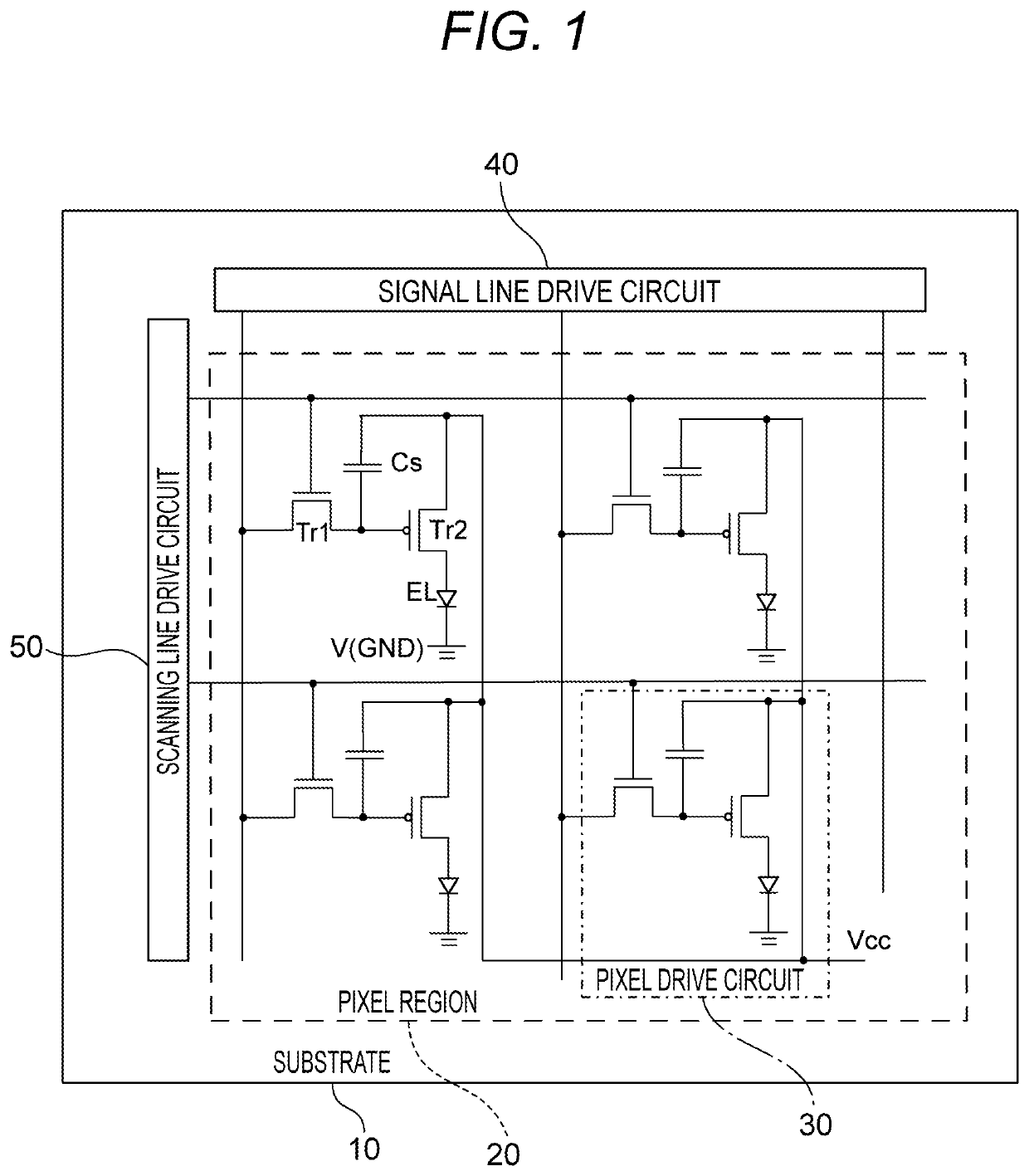 Display device, electronic apparatus, and display device manufacturing method