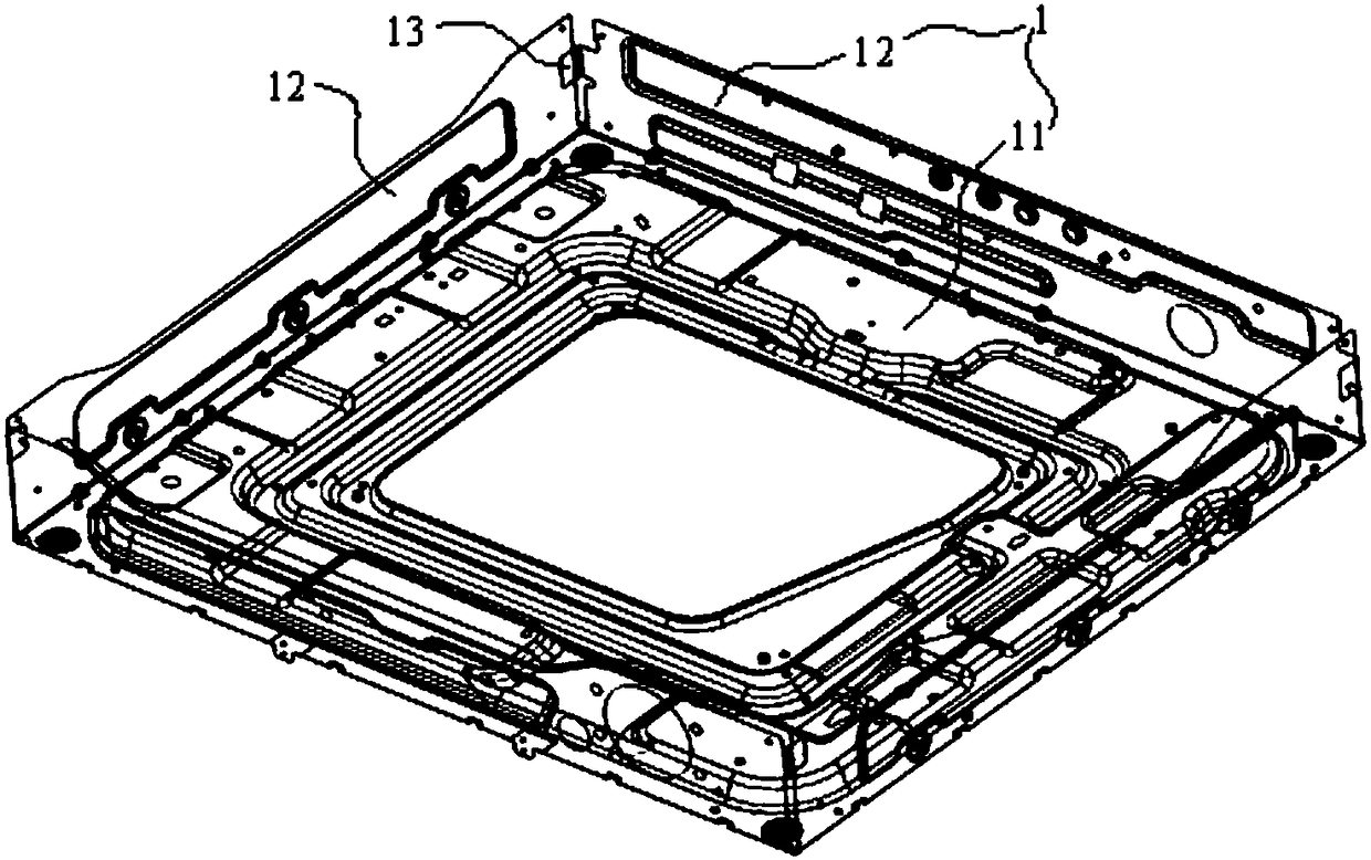 Box structure of drum-type washing machine and washing machine