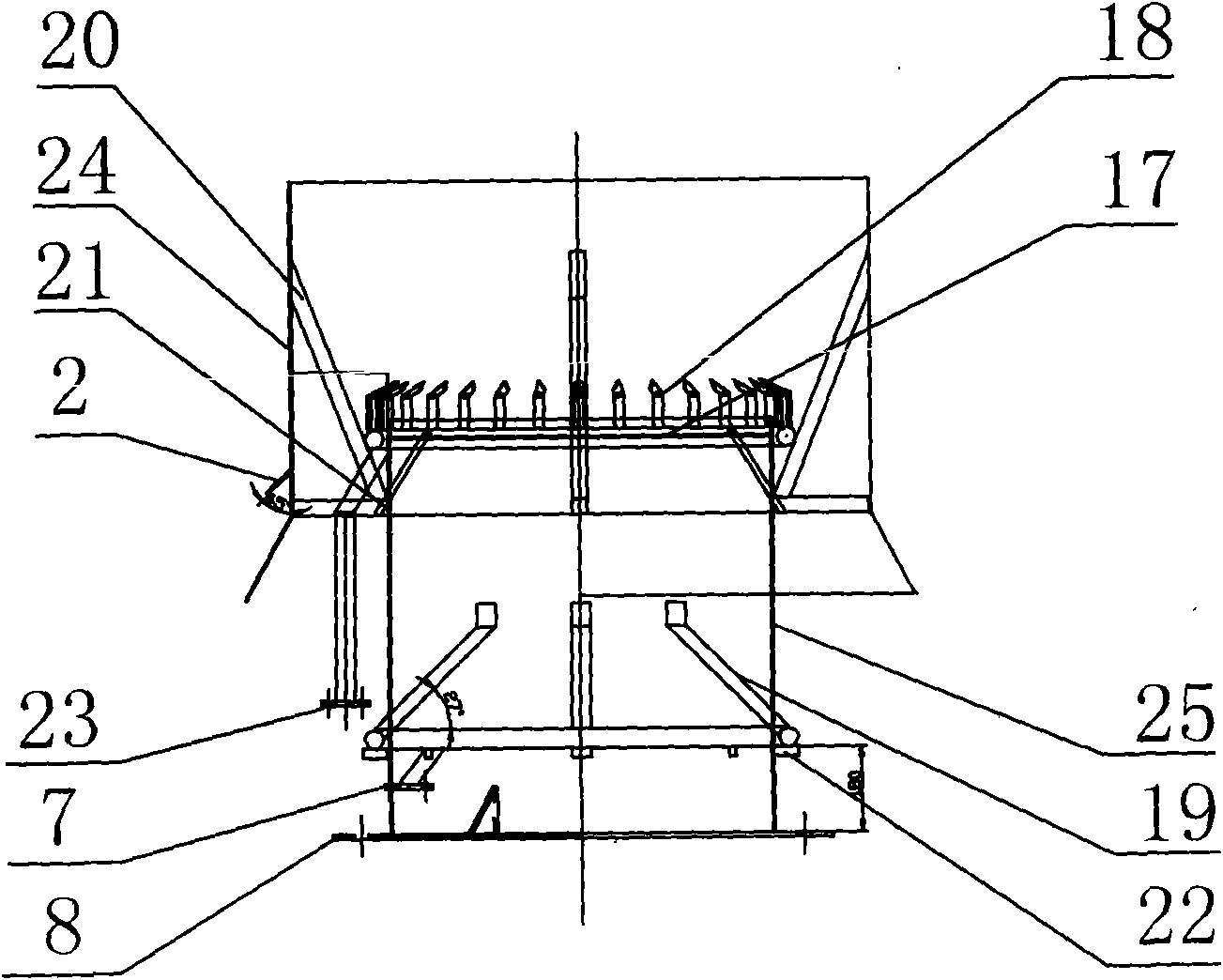 Device and method for controlling diffusion of gas collecting pipe