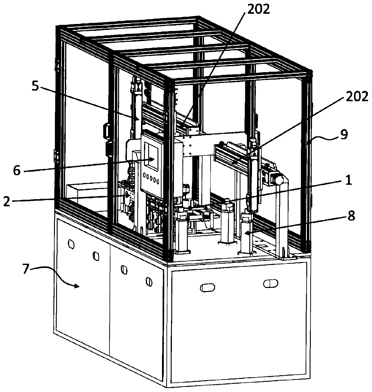 An automatic detection system and detection method for detonator defects