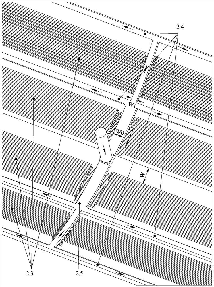 Conformal countercurrent liquid cooling radiator