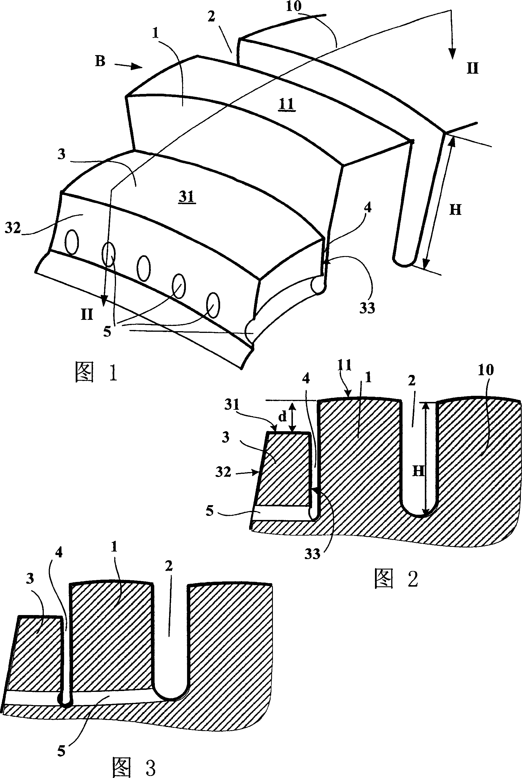 Tread comprising a ventilated device for countering irregular wear