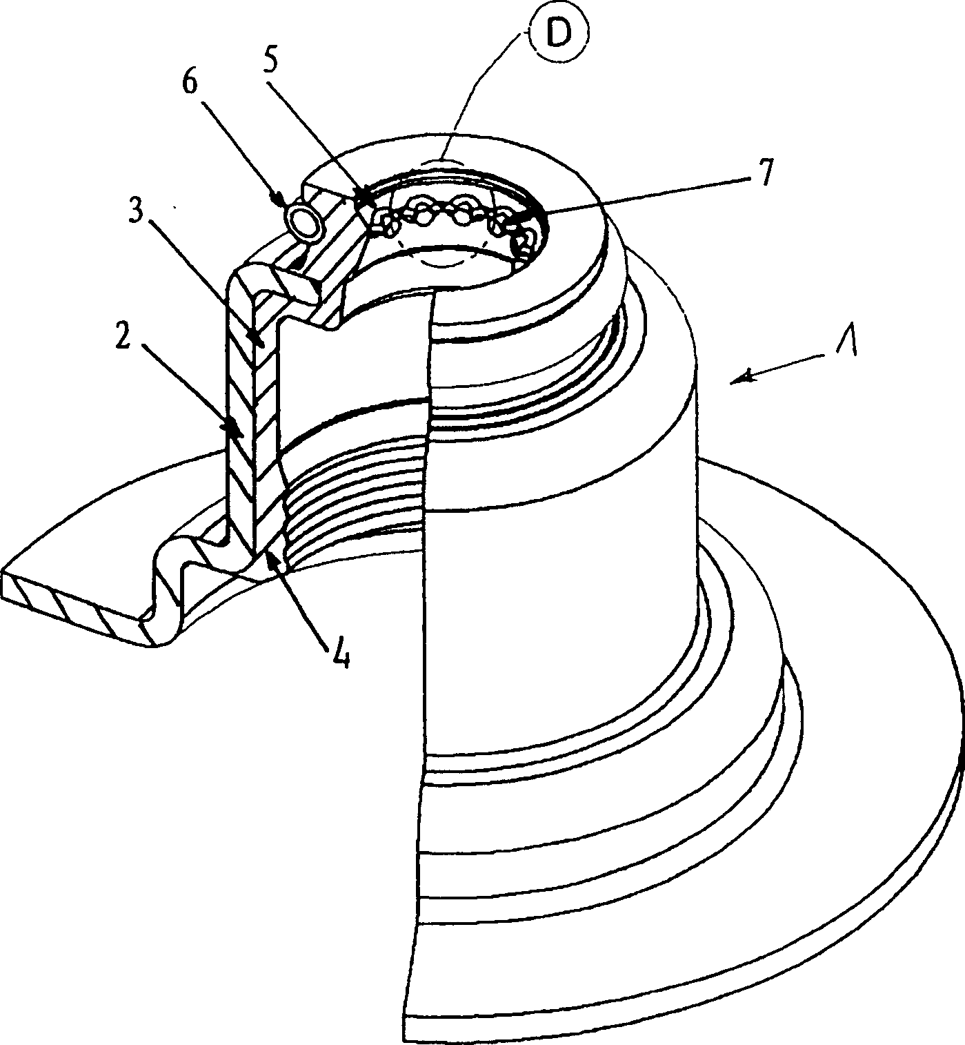 Valve stem sealing component for IC engine