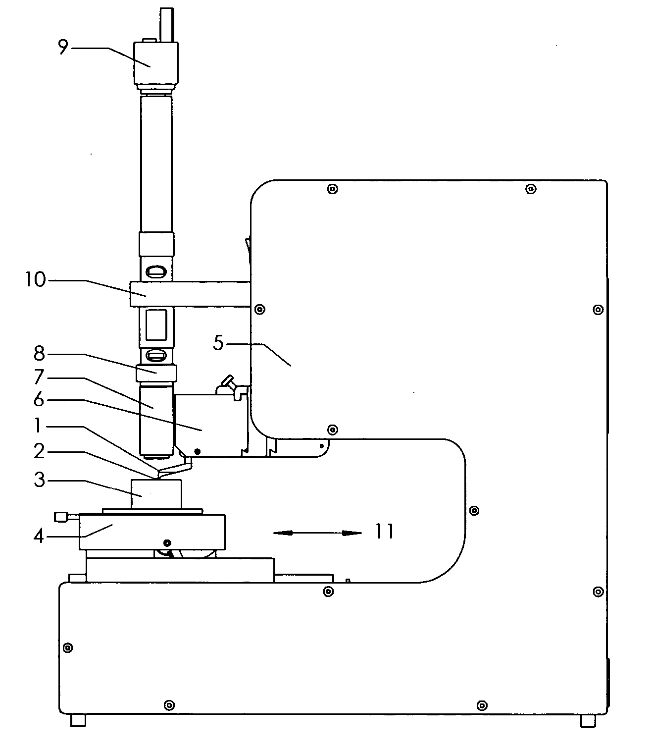 Bond test systems with offset shear tool