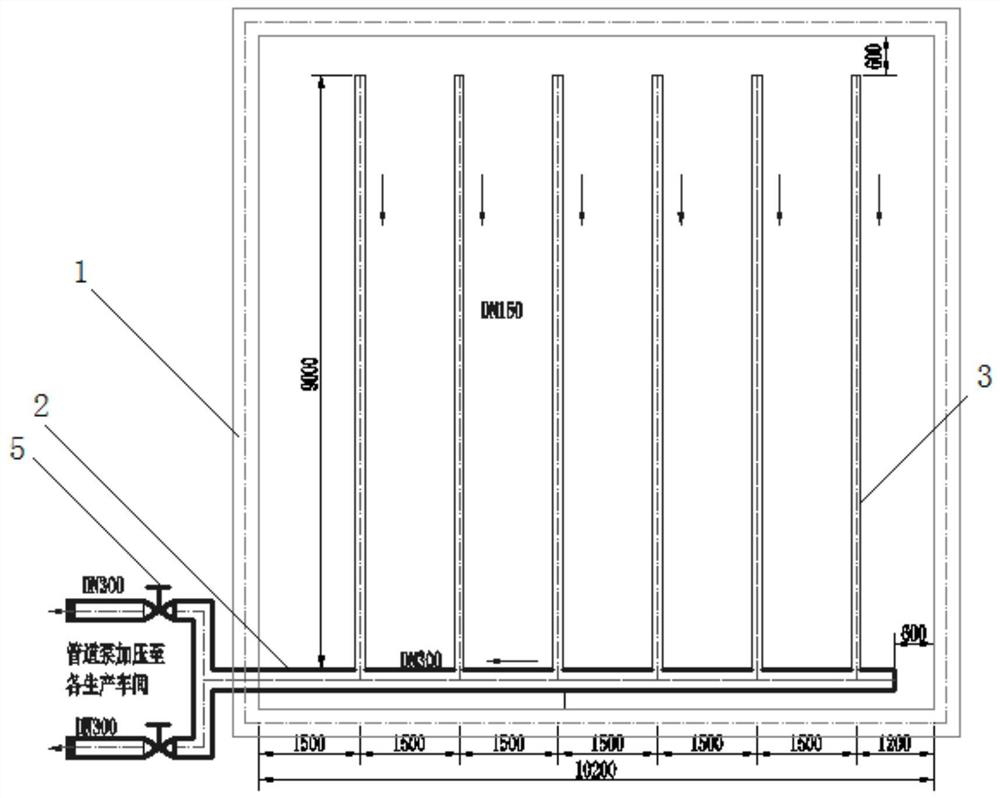 An automatic desilting clear water tank of a sandstone production wastewater treatment system and its use method