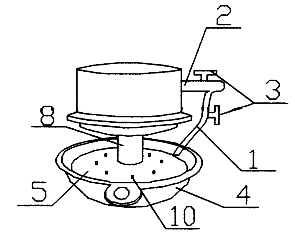 Alcohol-based fuel fan-free gasification furnace core