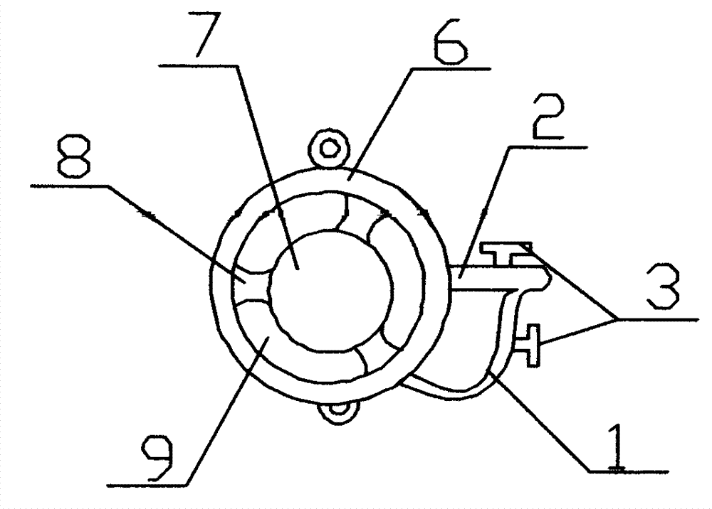 Alcohol-based fuel fan-free gasification furnace core