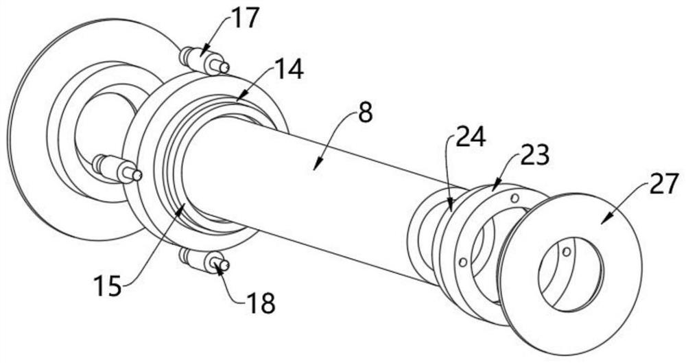 Waterproof wall bushing for basement exterior wall and mounting method of waterproof wall bushing