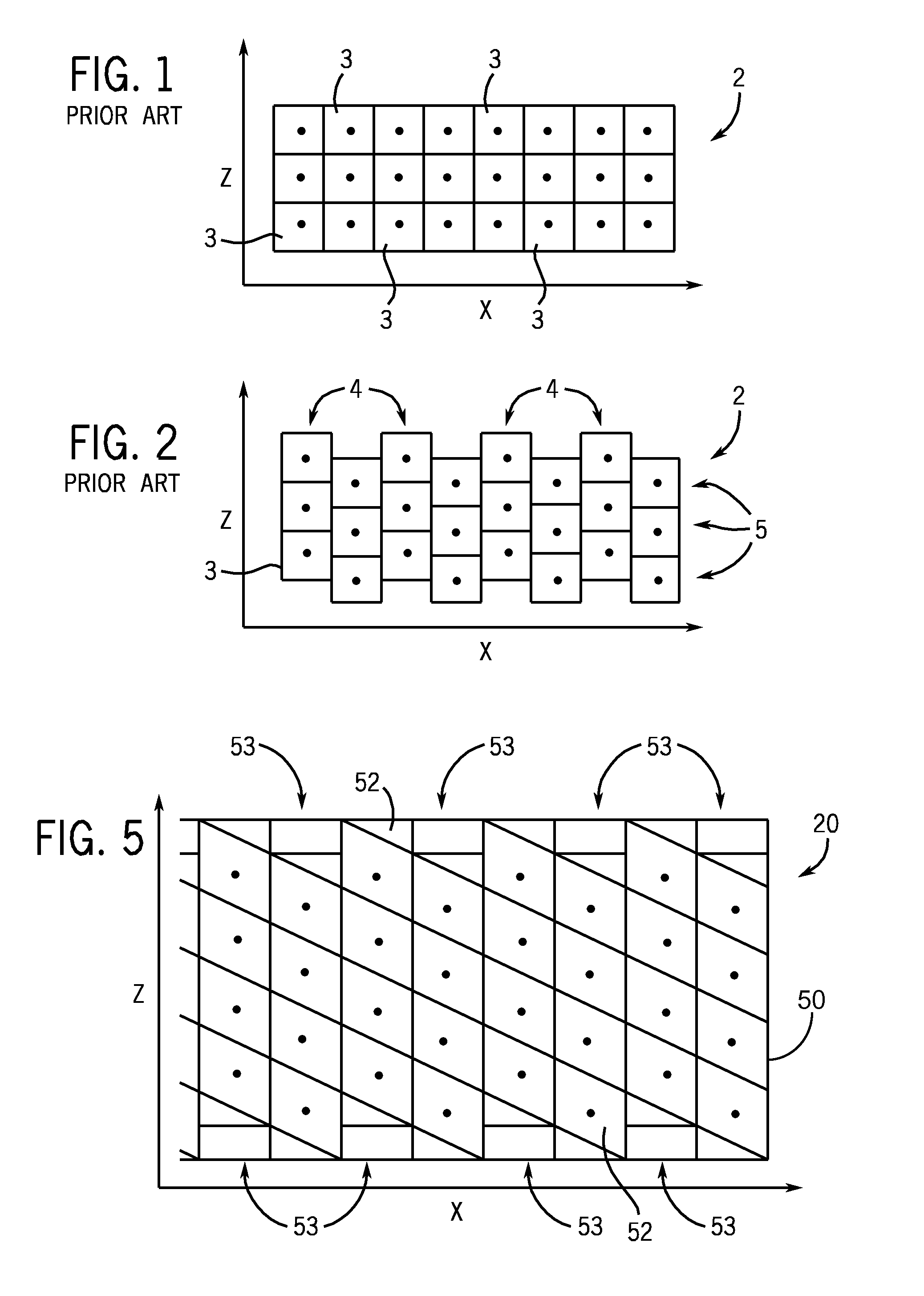 Deflection-equipped ct system with non-rectangular detector cells