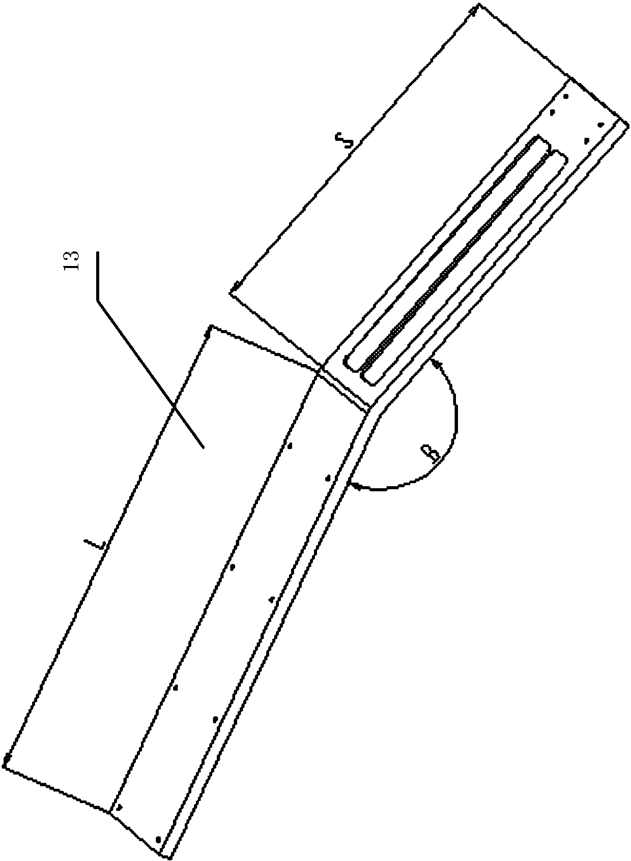 Automatic overturning and transmitting device for cigarette packet