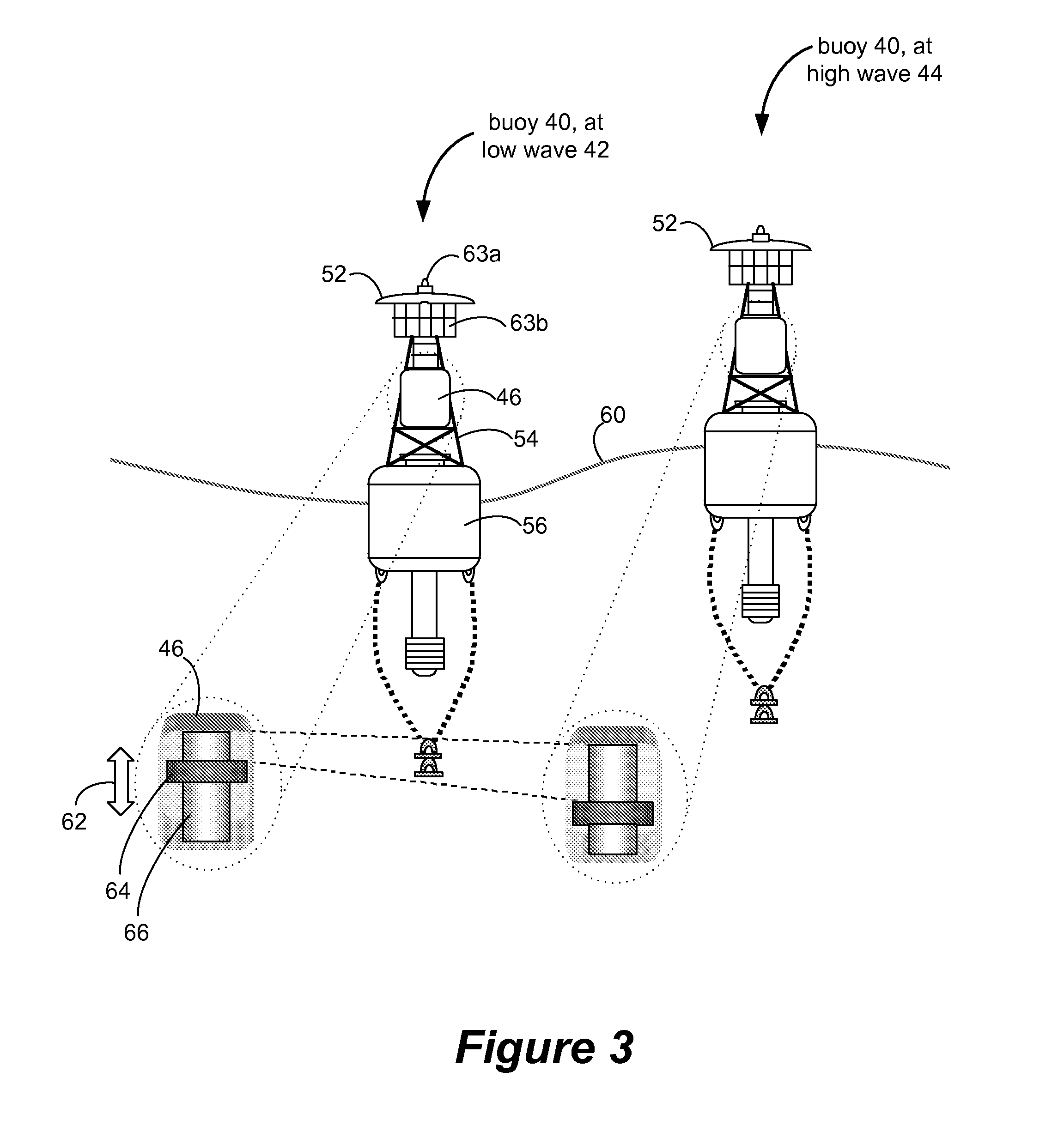 Wave powered generation