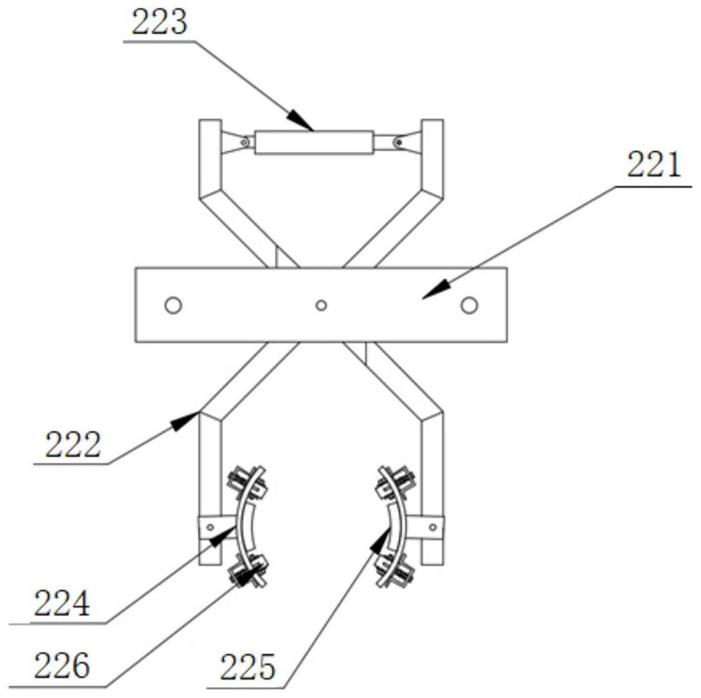 Overhead line climbing operation robot