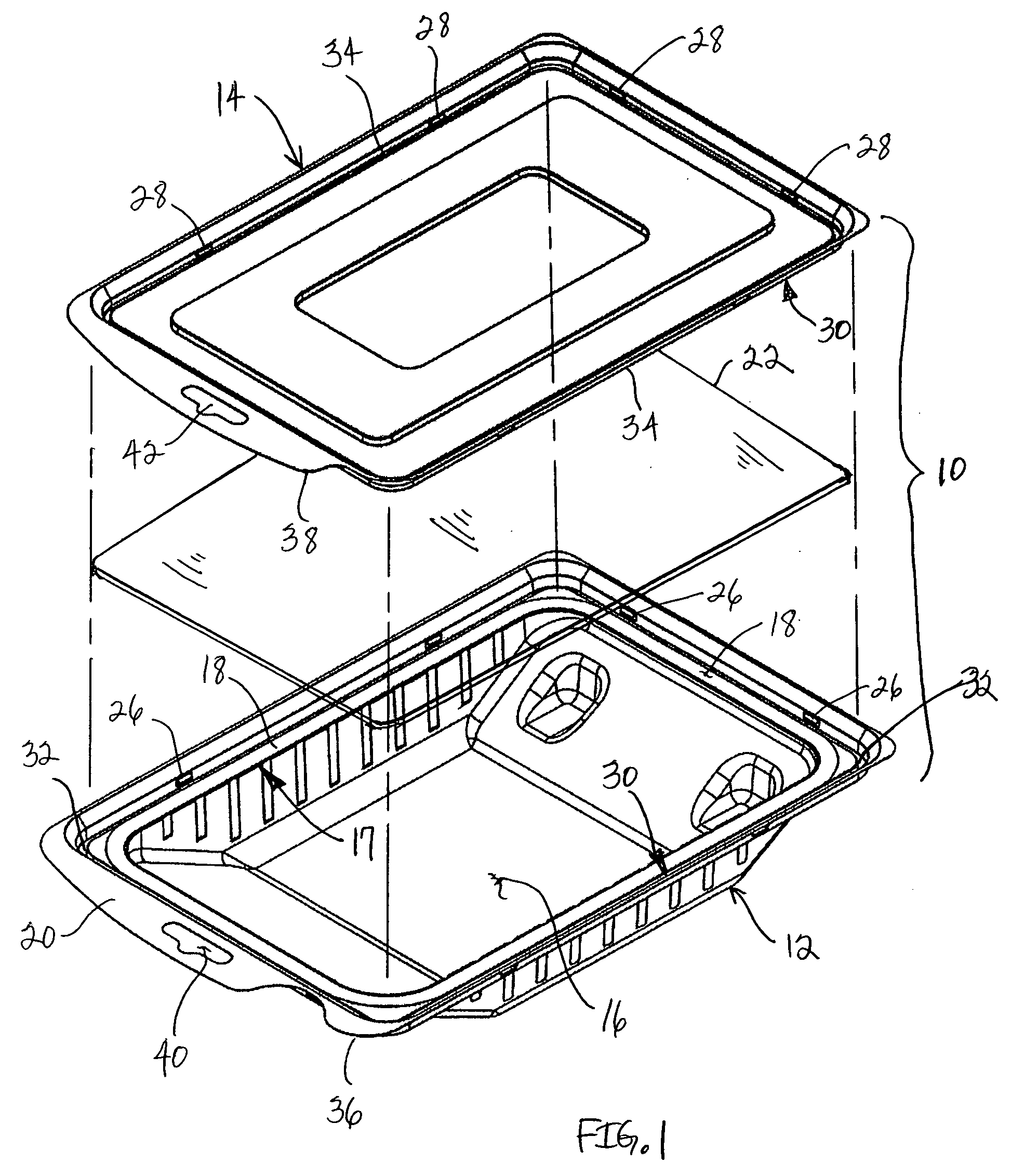 Reclosable package for a product