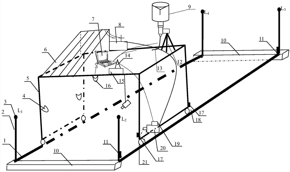 A device for collecting data of living growth characteristics of tea tree based on online positioning