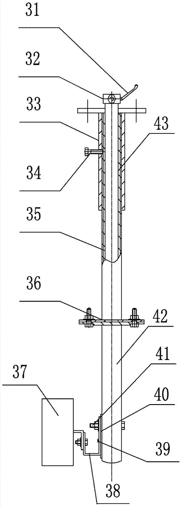 A device for collecting data of living growth characteristics of tea tree based on online positioning