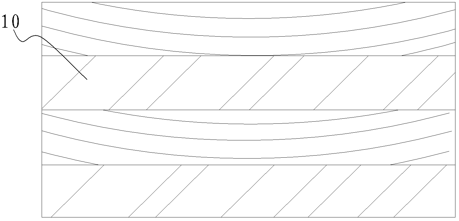 Construction method of fair-faced concrete wall with wood grain finish