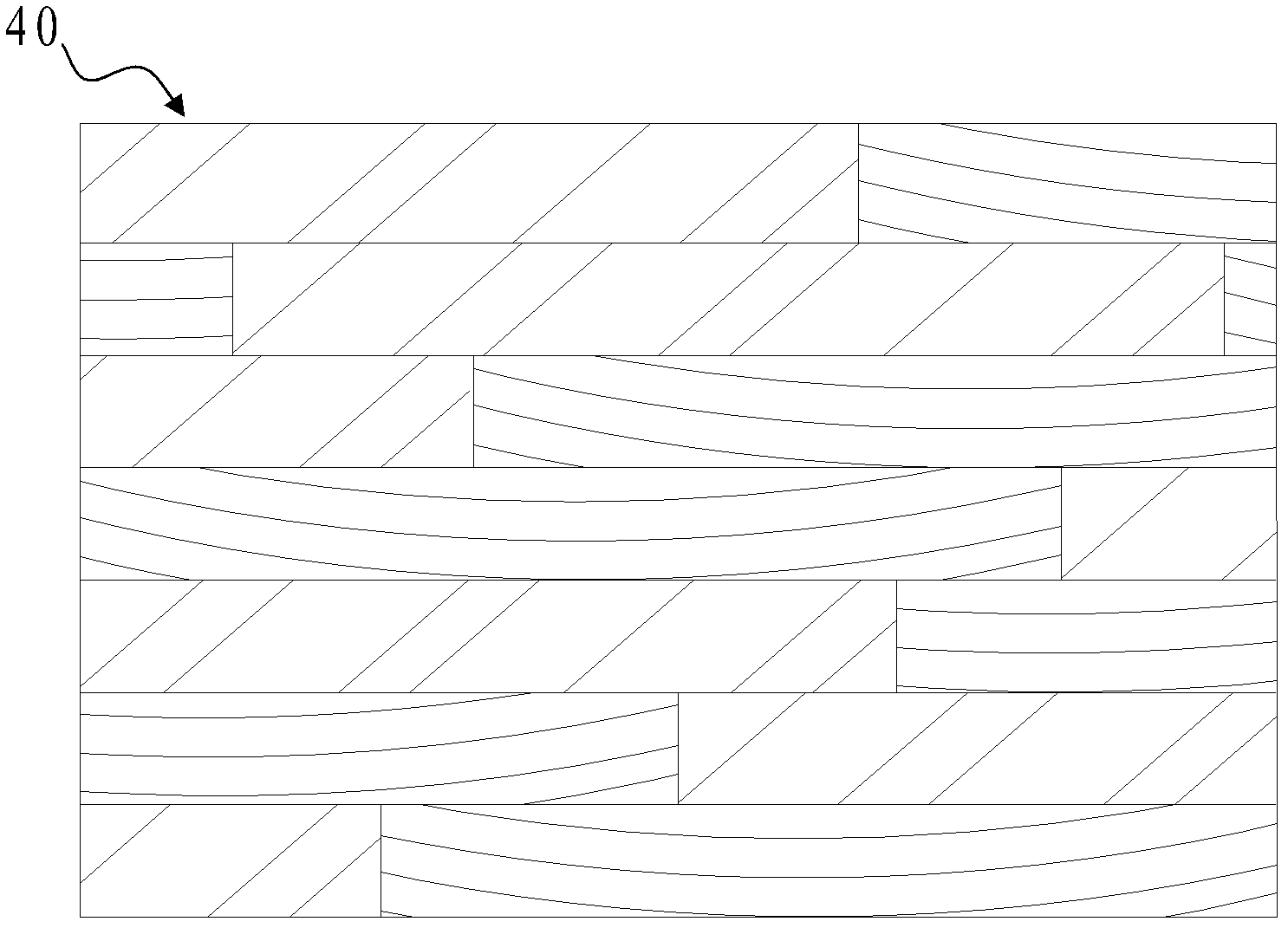 Construction method of fair-faced concrete wall with wood grain finish