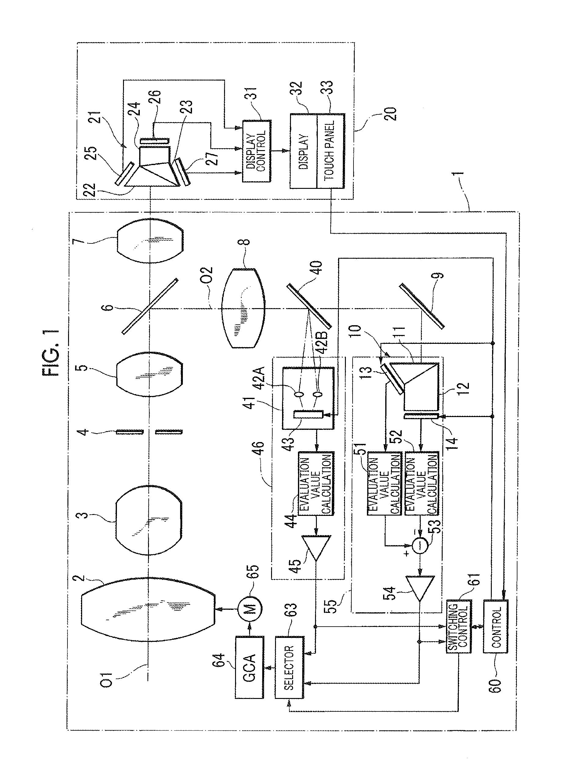 Auto-focus device and method for controlling operation of same