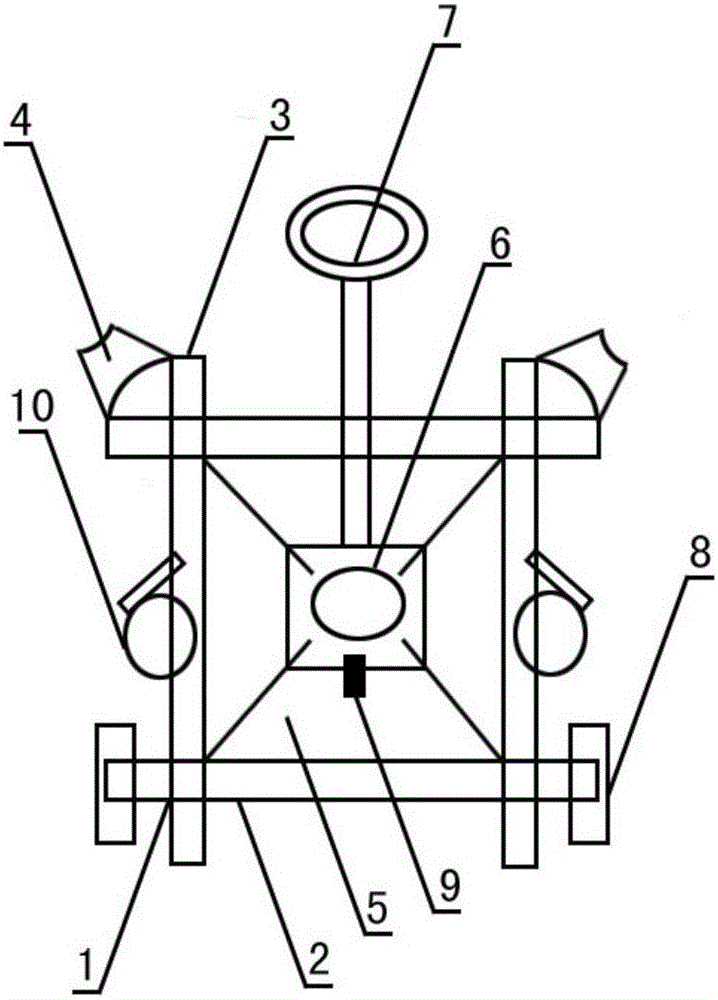 Agricultural impurity removing device