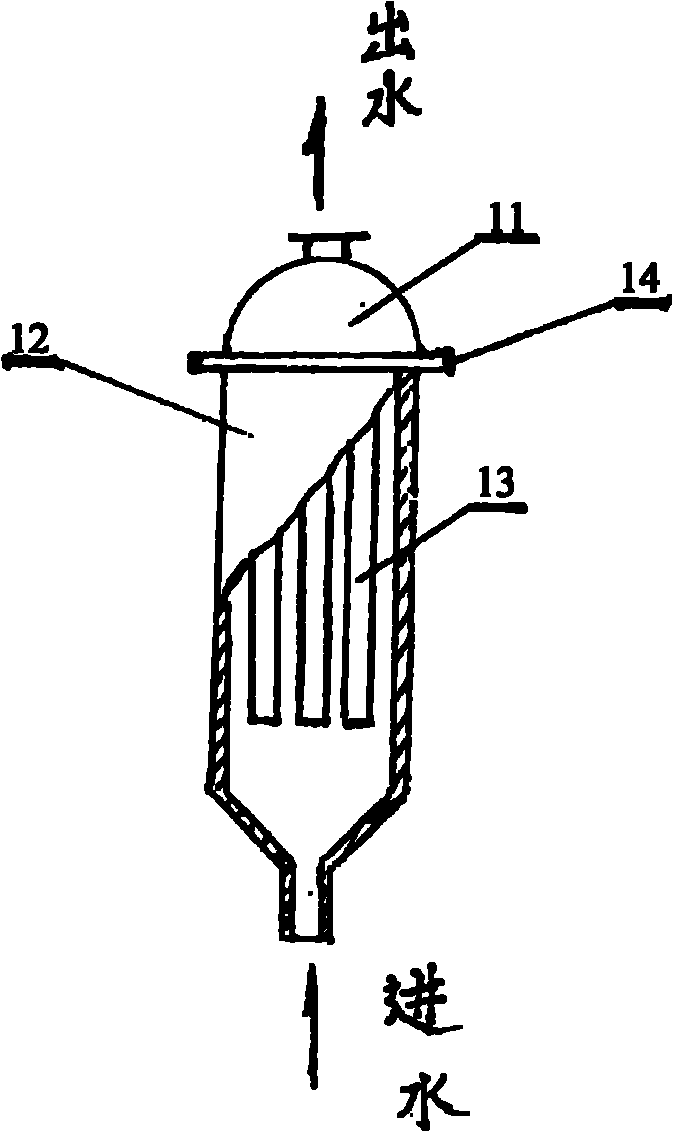 Single-pipe external-compression type mechanical-circulation forced-cross flow solid and liquid-separating dynamic membrane system and device