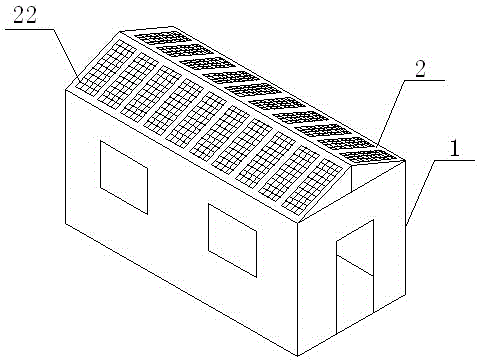 Tent powered by solar energy