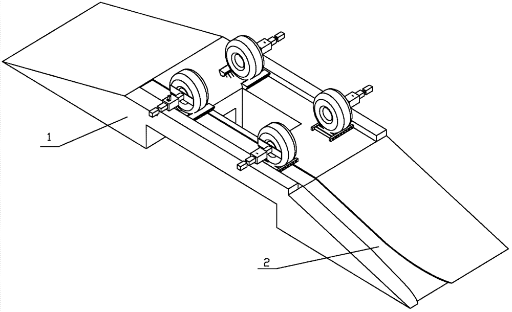 Positioning device for replacing battery pack for chassis of electric passenger vehicle and method thereof