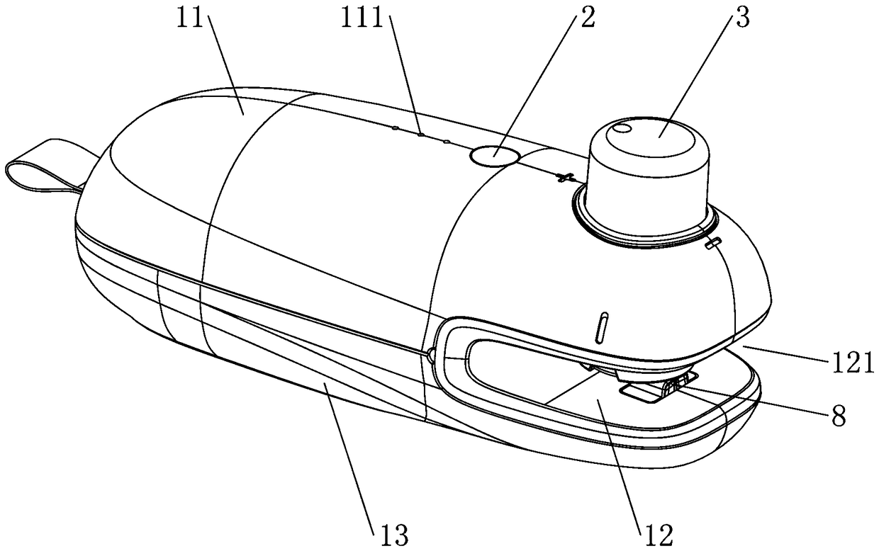 Portable handheld sealing machine and control method thereof