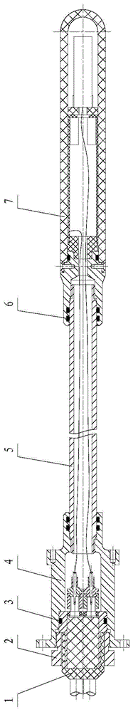 Iridium and GPS (Global Positioning System) combined antenna for underwater robot