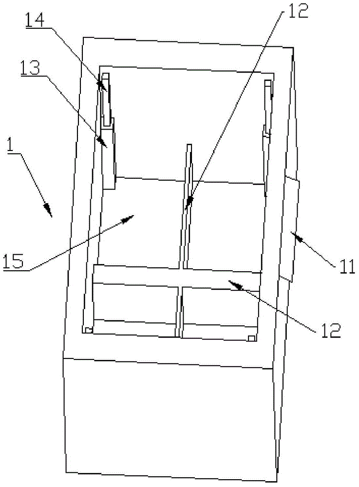 Glass container packing case