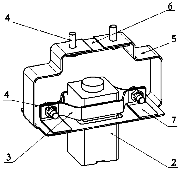 A pull-off socket clamping device