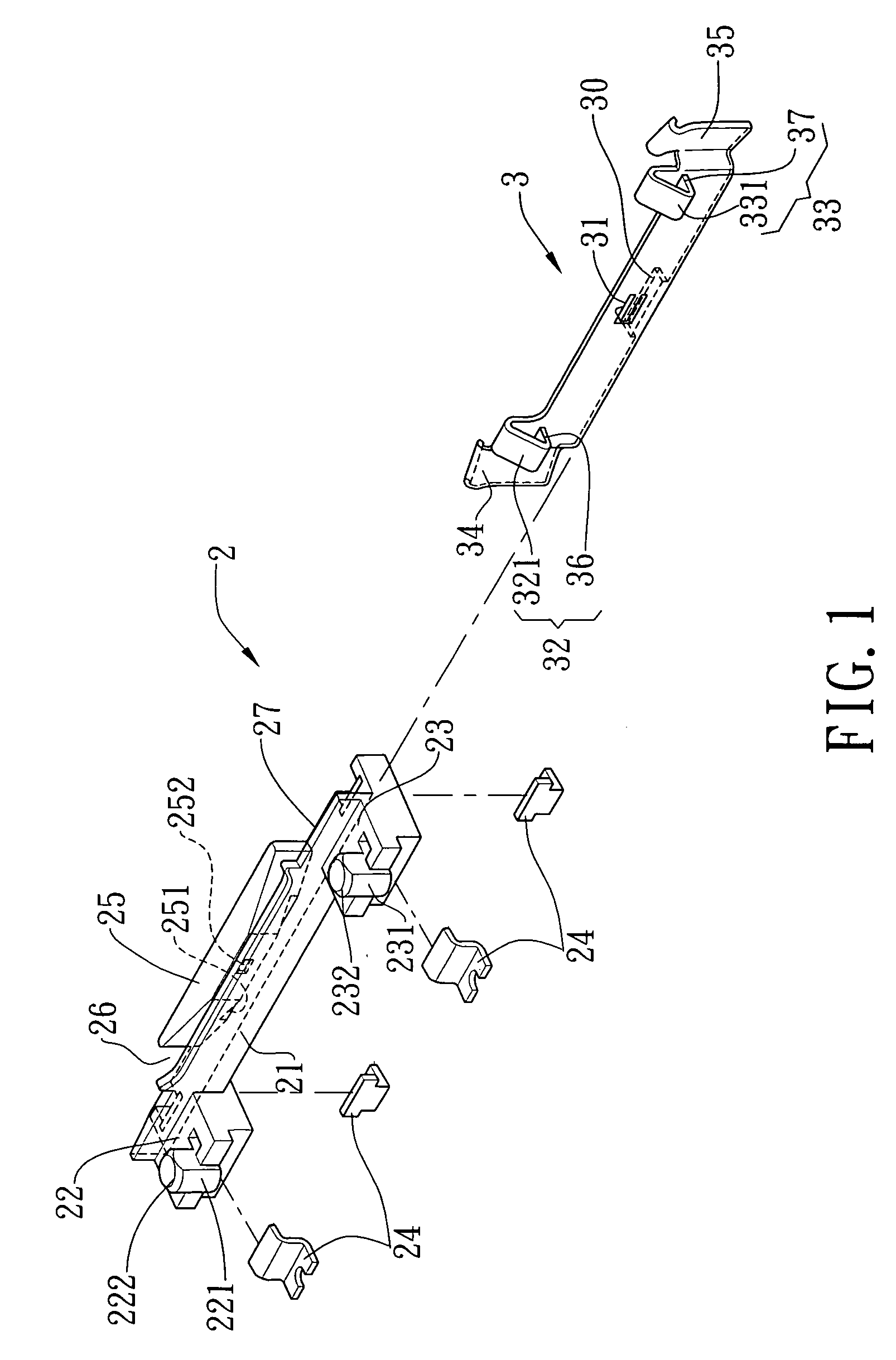 Latch of a card edge connector