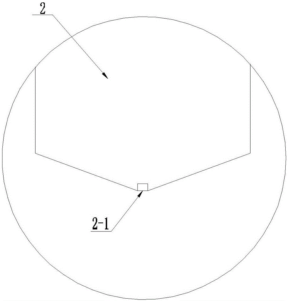 Glue injection device of temperature detection blind hole