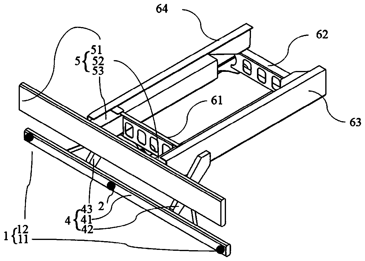 Rear protection device of hydrogen transport vehicle