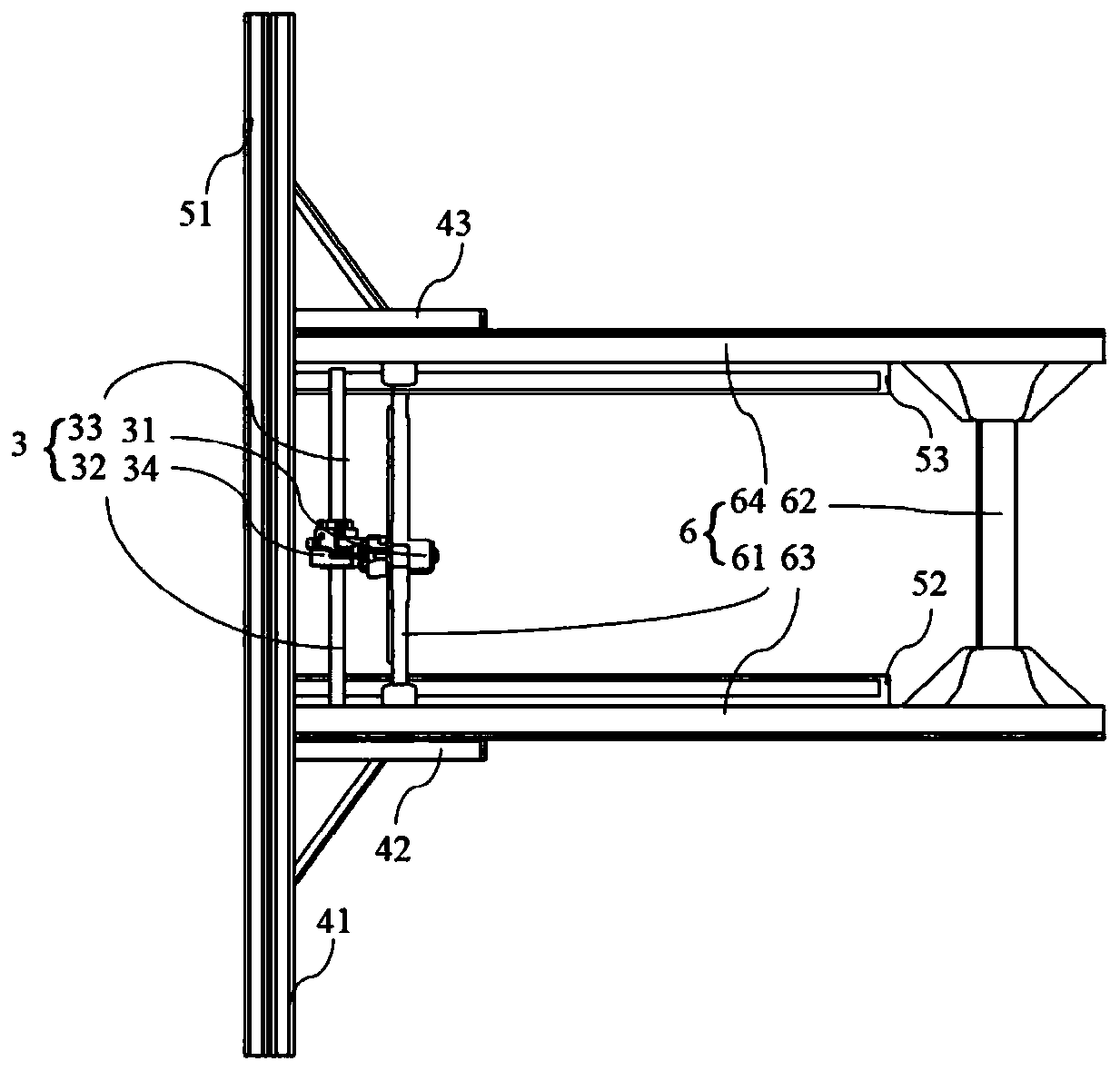 Rear protection device of hydrogen transport vehicle