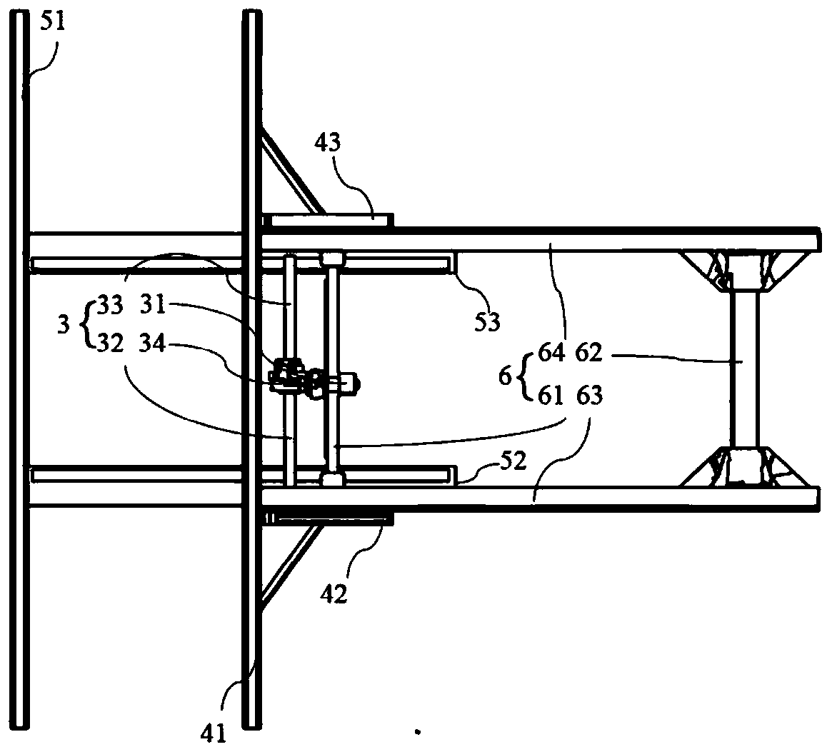 Rear protection device of hydrogen transport vehicle